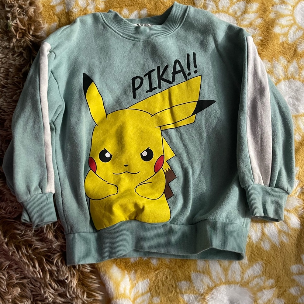 Pikachu Kids Sweatshirt - Green